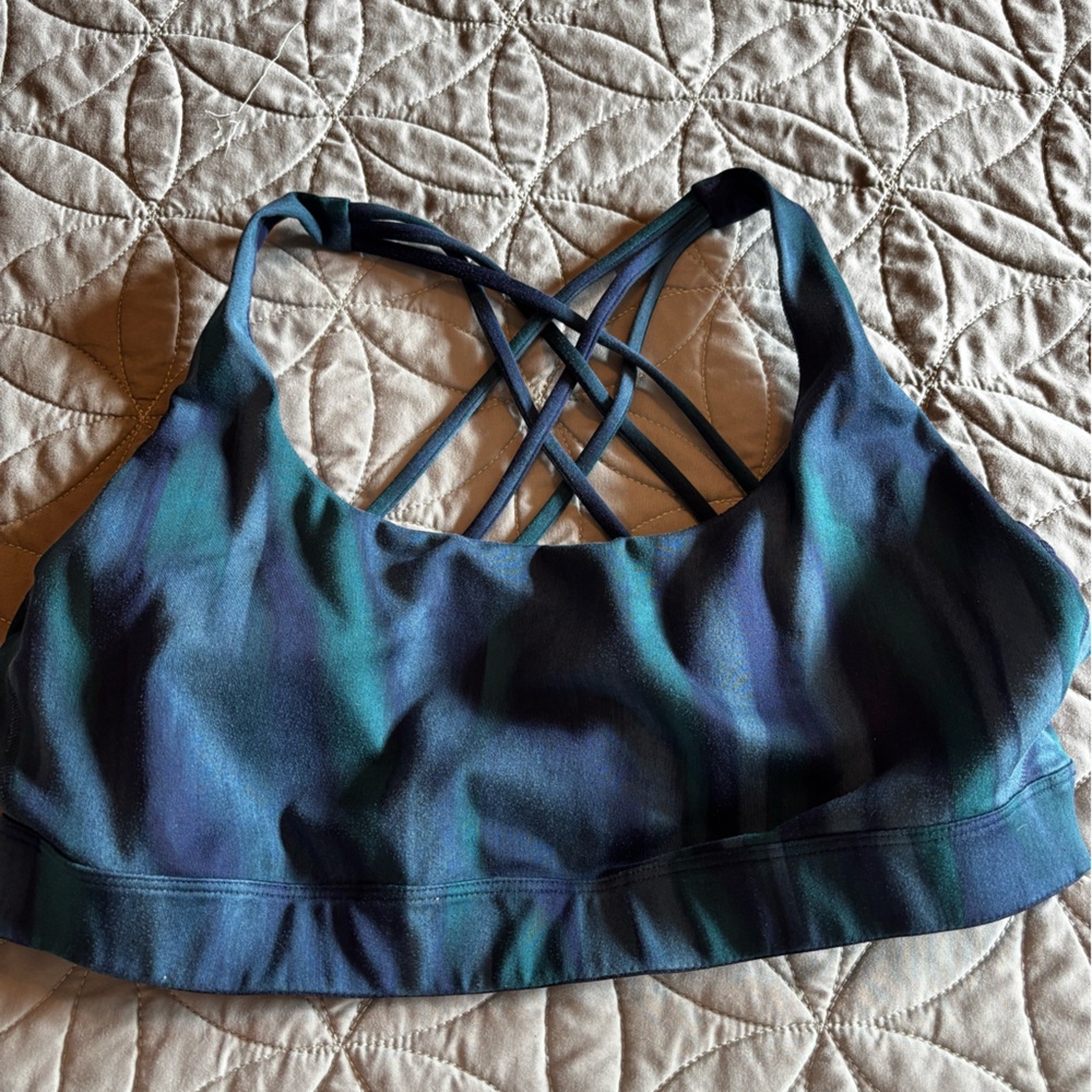 Victoria's Secret Navy and Teal Sports Bra